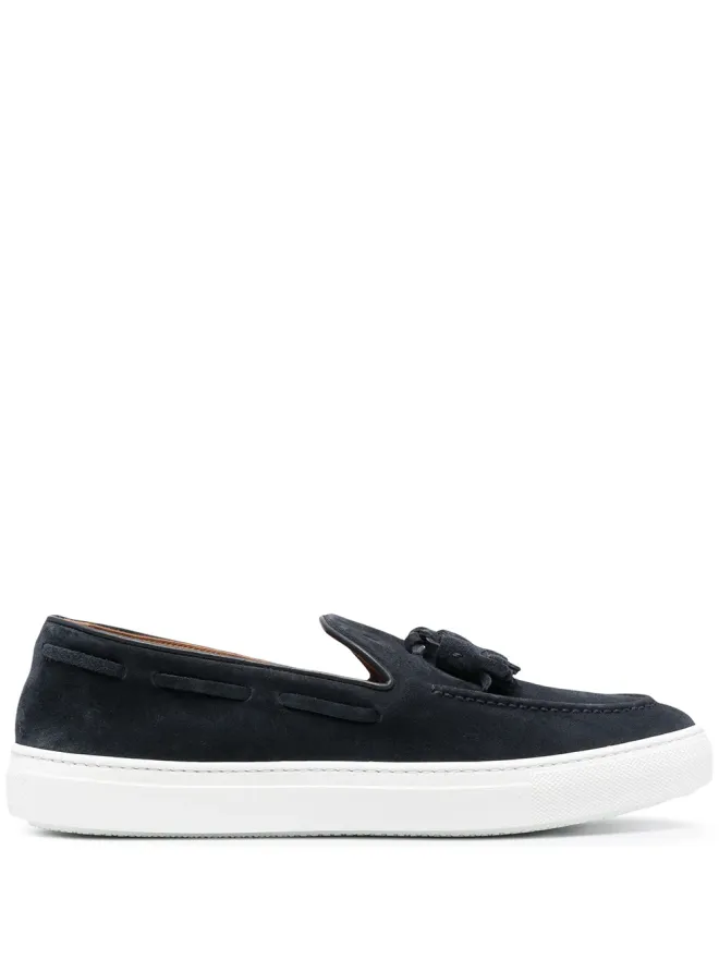 Fratelli Rossetti Fratelli Rossetti フロントタッセル ローファー - ブルーの商品画像