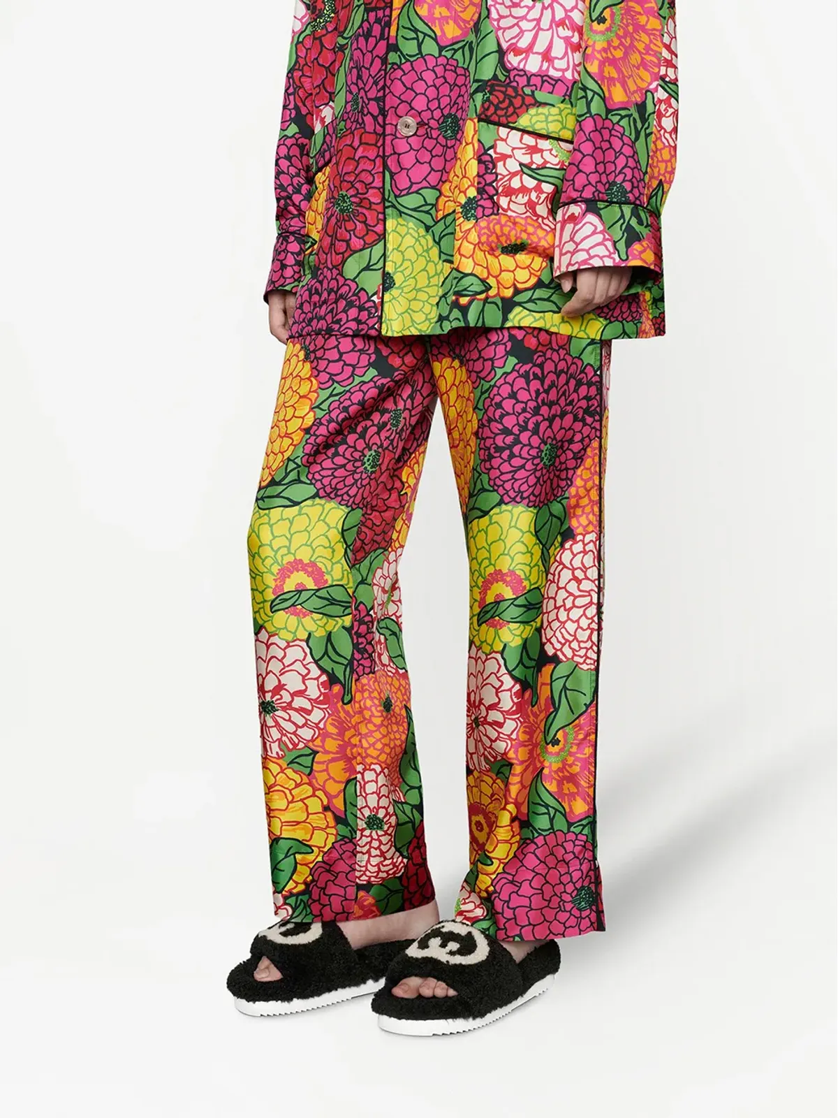 Gucci インターロッキングG シアリングスライド ブラック - 画像5