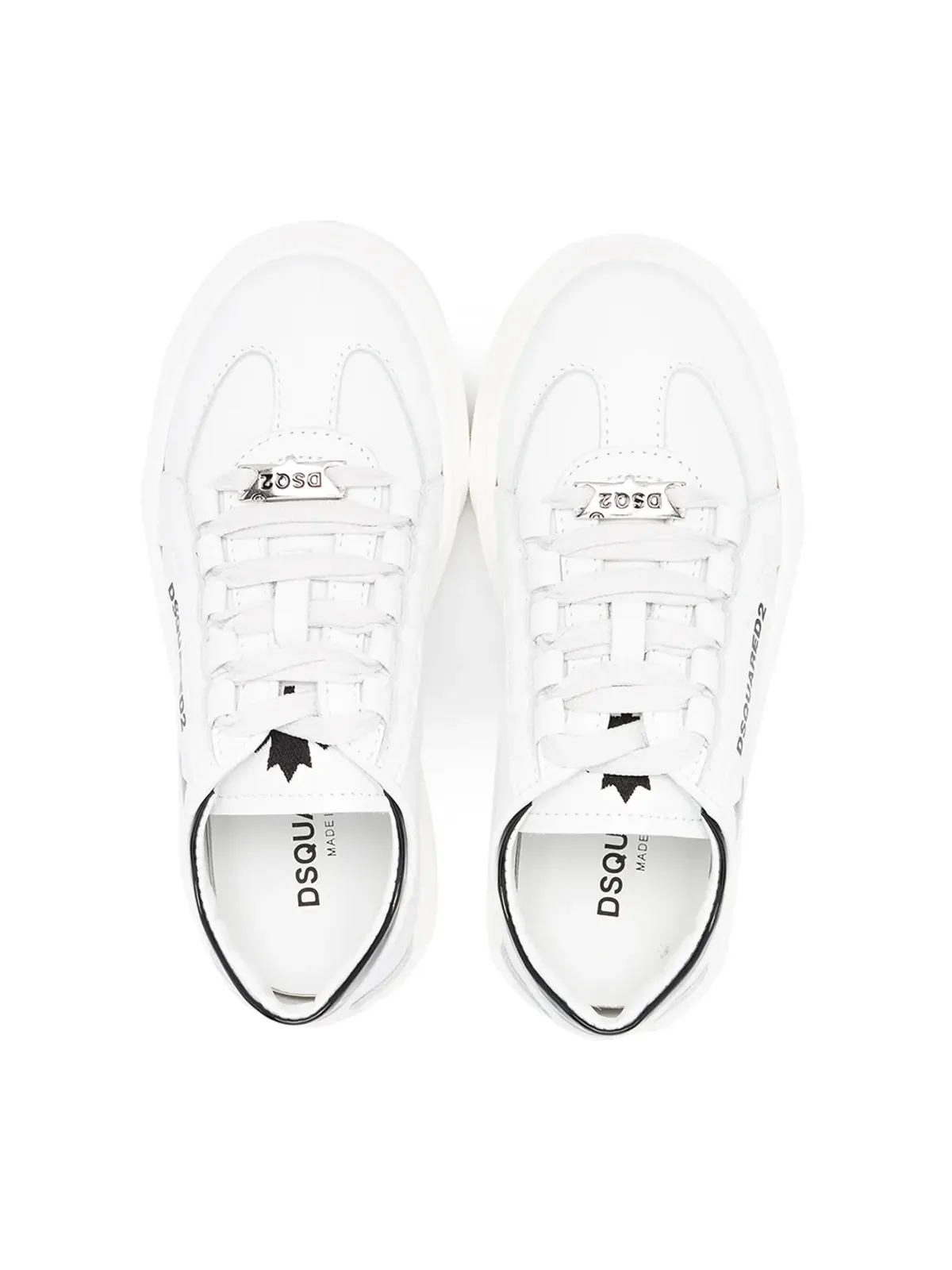 DSQUARED2 KIDS ロゴプリントスニーカー - 画像3