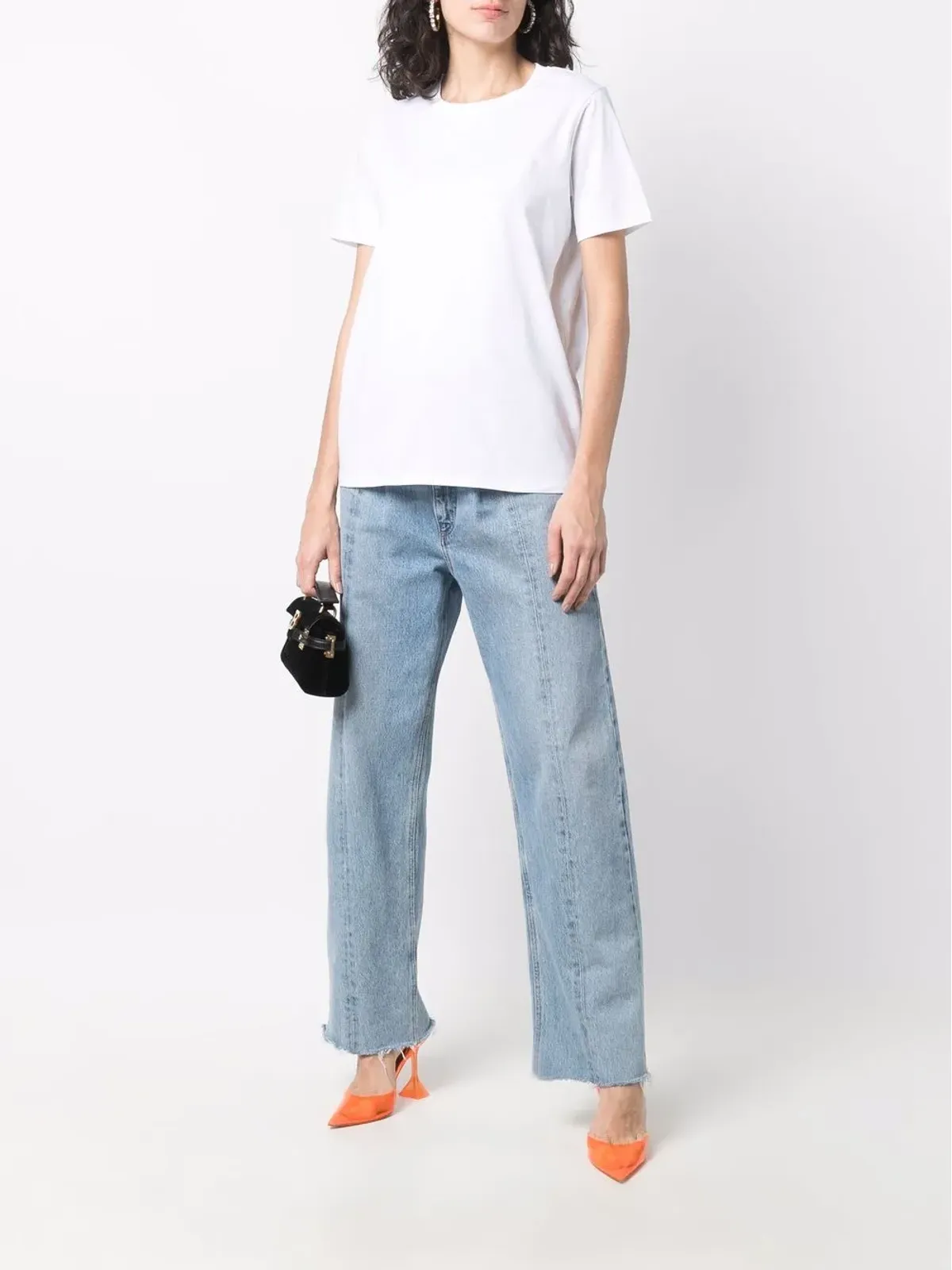 Balmain フロックドロゴTシャツ - 画像2