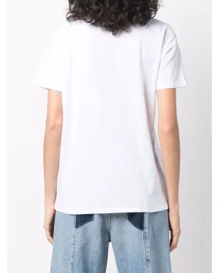 Balmain フロックドロゴTシャツ - サムネイル4