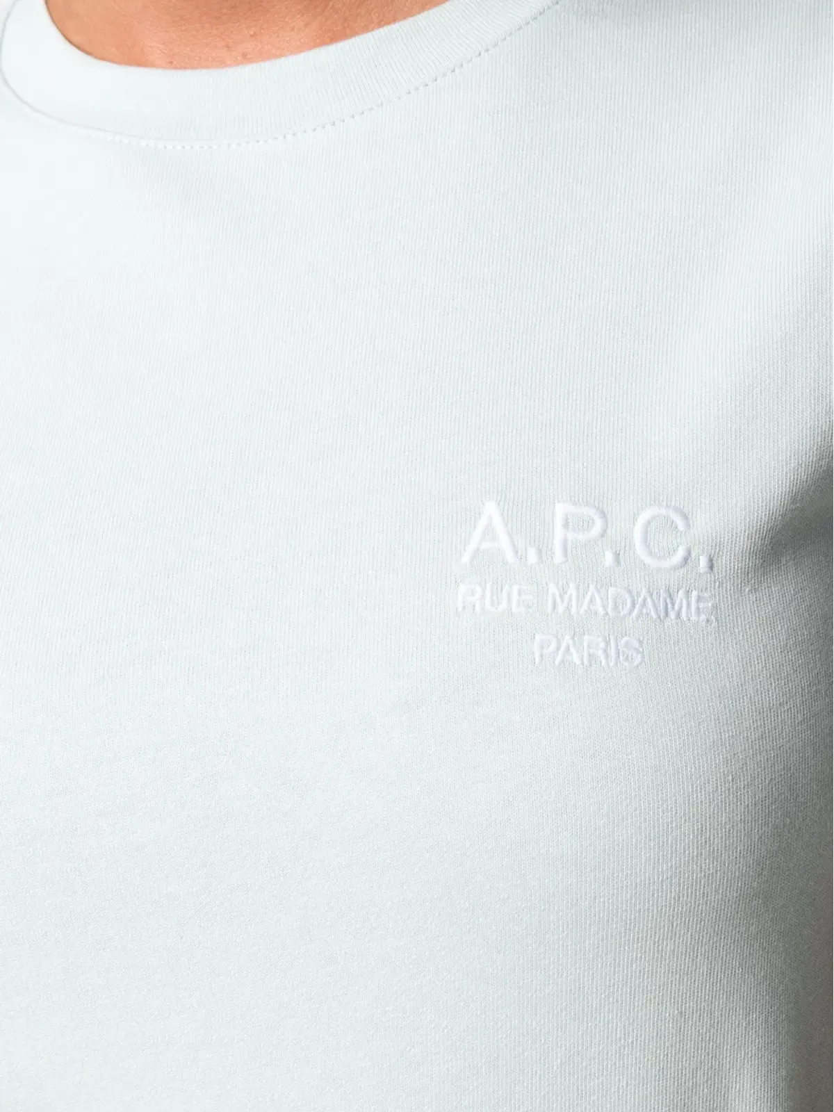 A.P.C. デニース刺繍ロゴTシャツ - 画像5