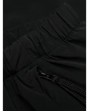 Thom Krom ゴム入りウエストバンドのショートパンツ ブラック - サムネイル3