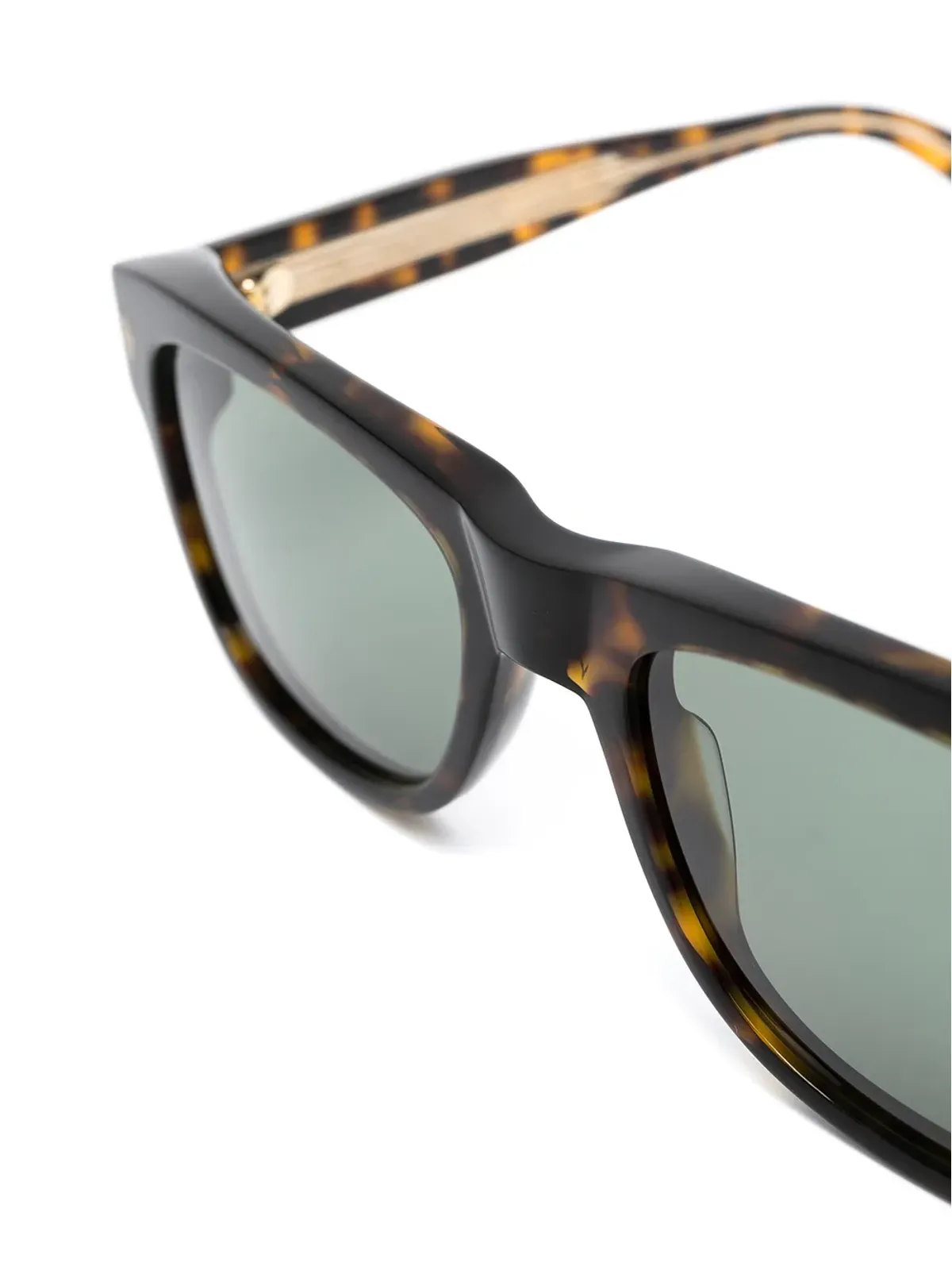 Cartier Eyewear スクエアフレームべっ甲柄サングラス - 画像3