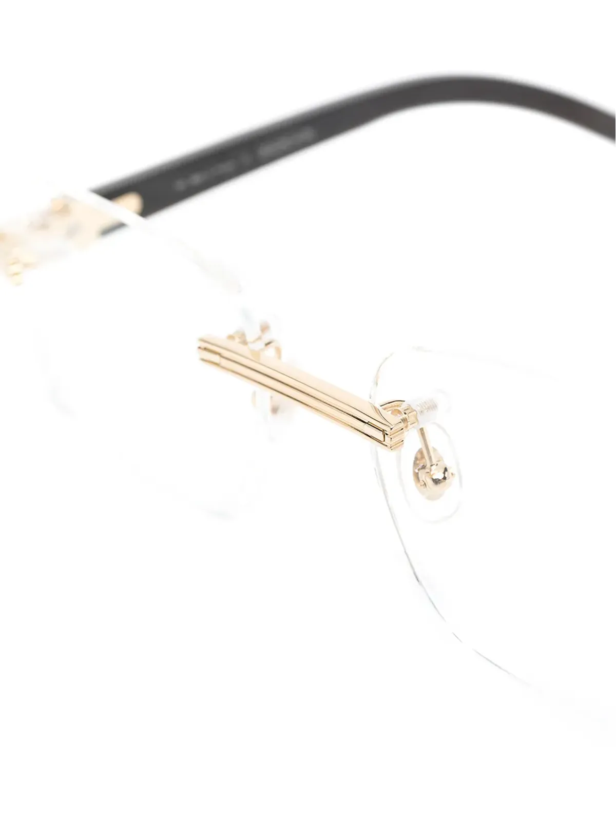 Cartier Eyewear リムレススクエアフレーム眼鏡 - 画像3