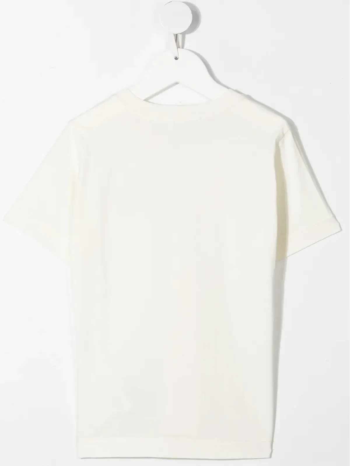 Stone Island Junior ロゴパッチ付きコットンTシャツ - 画像2