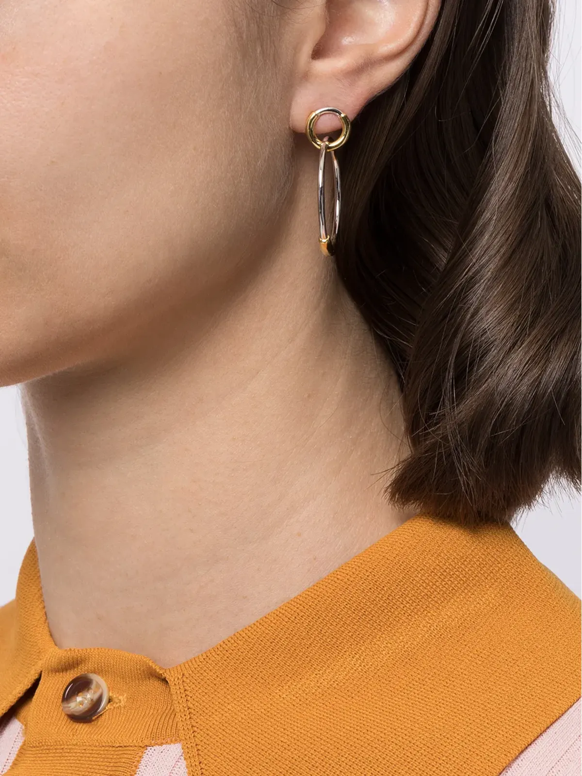 Eshvi ダブルフープピアス - 画像2