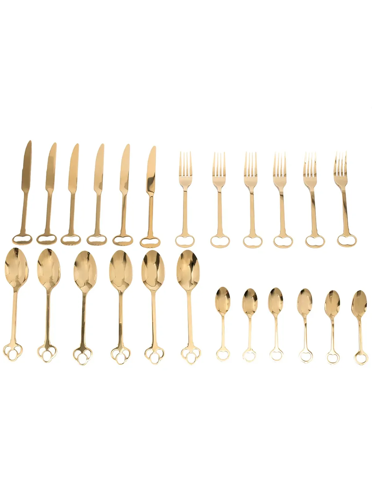 Seletti Keytleryカトラリーセット - Gold - 画像1