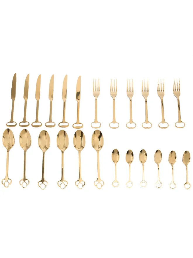 Seletti Seletti Keytleryカトラリーセット - Goldの商品画像