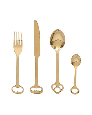 Seletti Keytleryカトラリーセット - Gold - サムネイル2