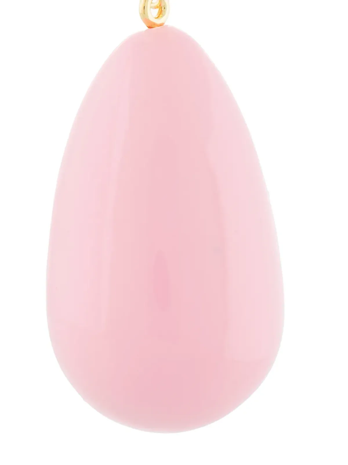 Eshvi ティアドロップ型ハンギングイヤリング - ピンク - 画像3