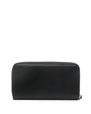 Armani Exchange ロゴプレート付きジップアップ財布 - ブラック - サムネイル2