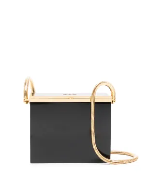 CHANEL Pre-Owned ビンテージ 1997年構造的ボックス型クロスボディバッグ ブラック - サムネイル1
