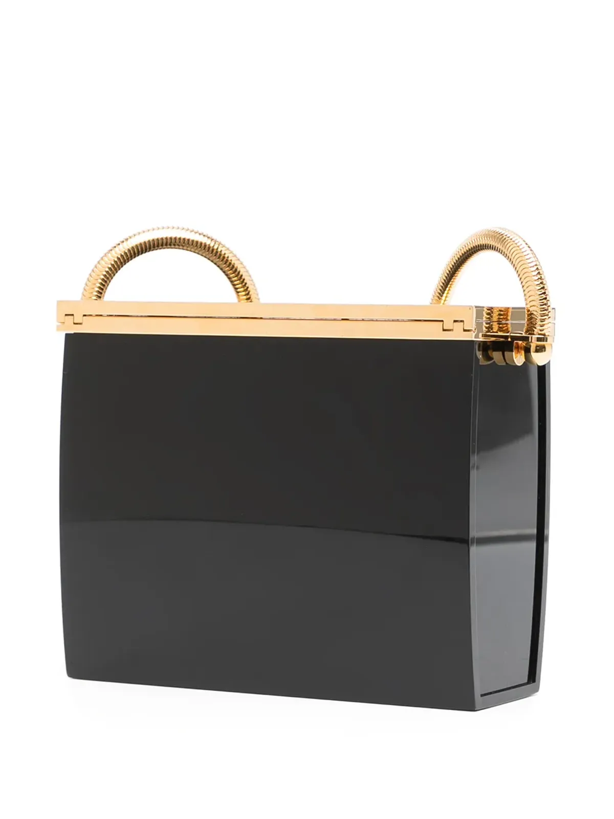 CHANEL Pre-Owned ビンテージ 1997年構造的ボックス型クロスボディバッグ ブラック - 画像3