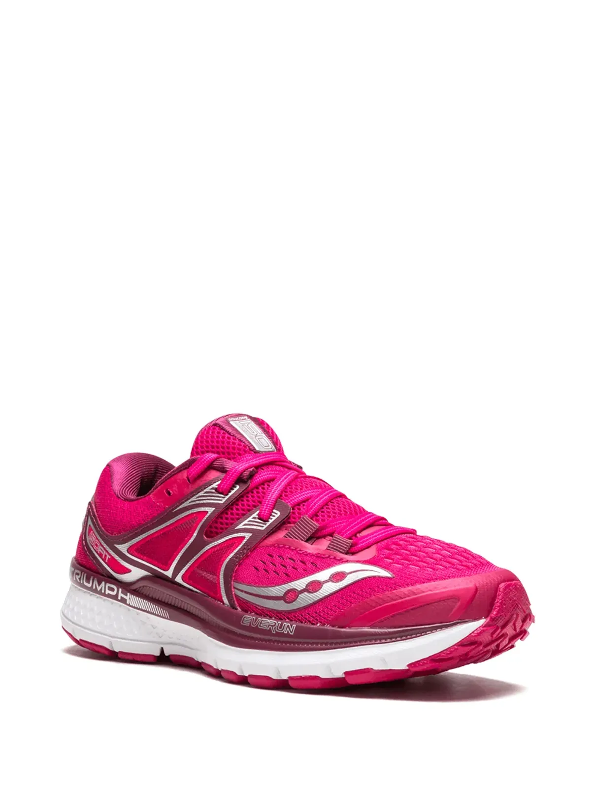 Saucony Triumph ISO 3 ピンクベリーシルバー スニーカー - 画像2