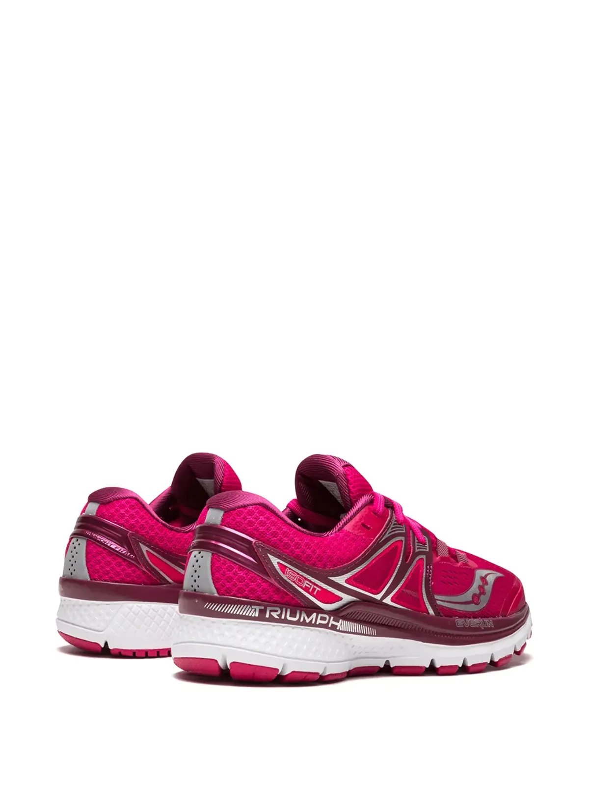 Saucony Triumph ISO 3 ピンクベリーシルバー スニーカー - 画像3