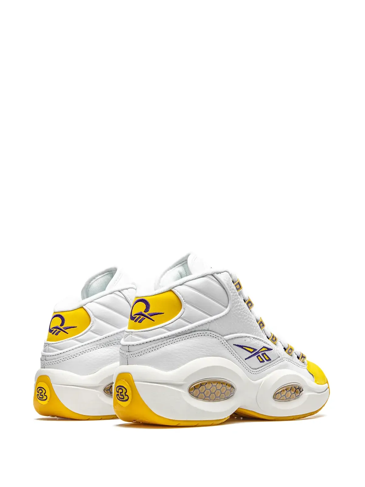 Reebok クエスチョン ミッド Kobe イエロー・トゥ スニーカー - 画像3