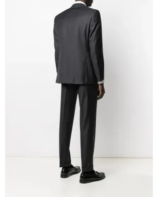 Canali ウールのシングルブレストスーツ - サムネイル4