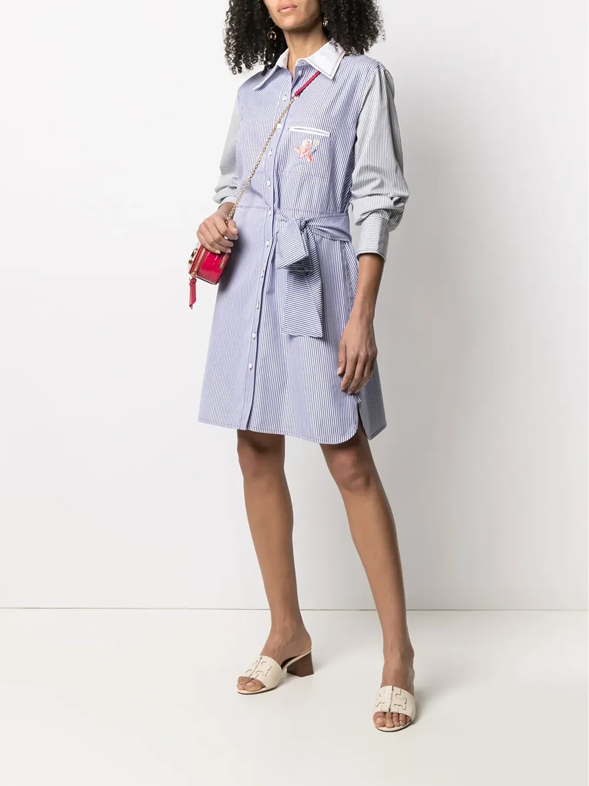 Chloé ピンストライプ柄シャツドレス - 画像2