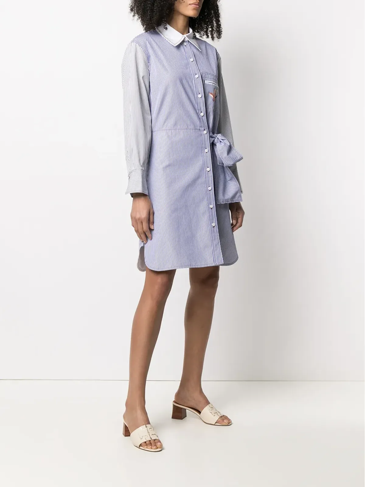 Chloé ピンストライプ柄シャツドレス - 画像3