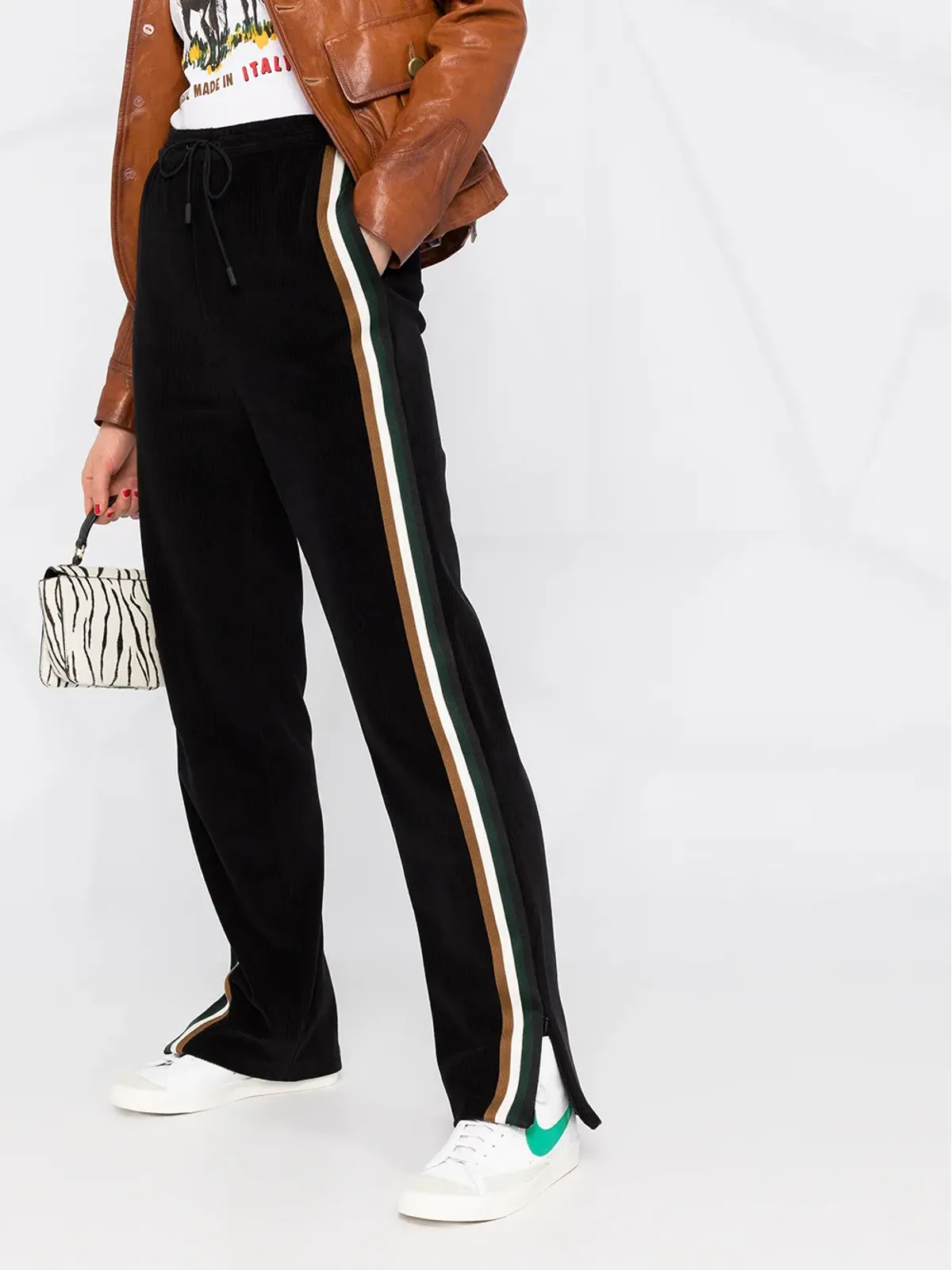 DSQUARED2 サイドストライプ コーデュロイ トラックパンツ - 画像5
