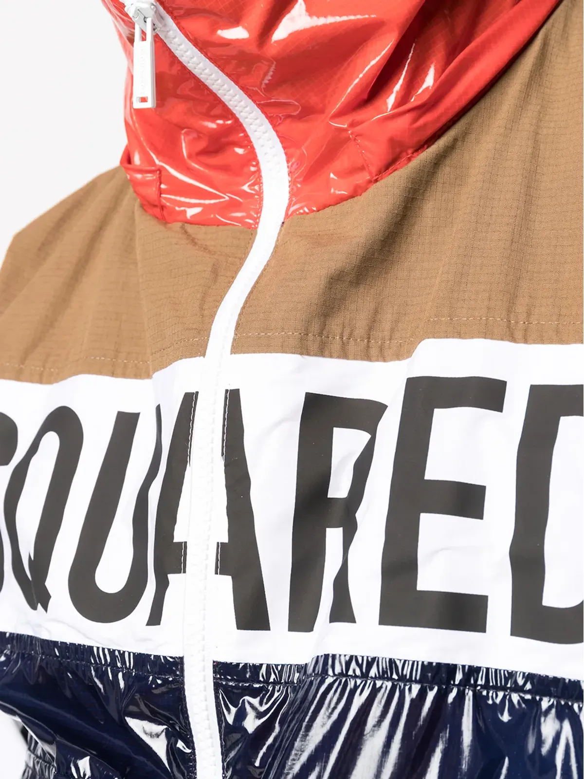 DSQUARED2 ロゴプリント カラーブロック ウィンドブレーカー - 画像5