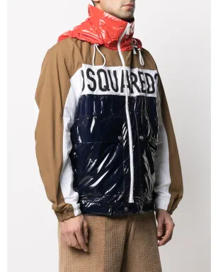 DSQUARED2 ロゴプリント カラーブロック ウィンドブレーカー - サムネイル3