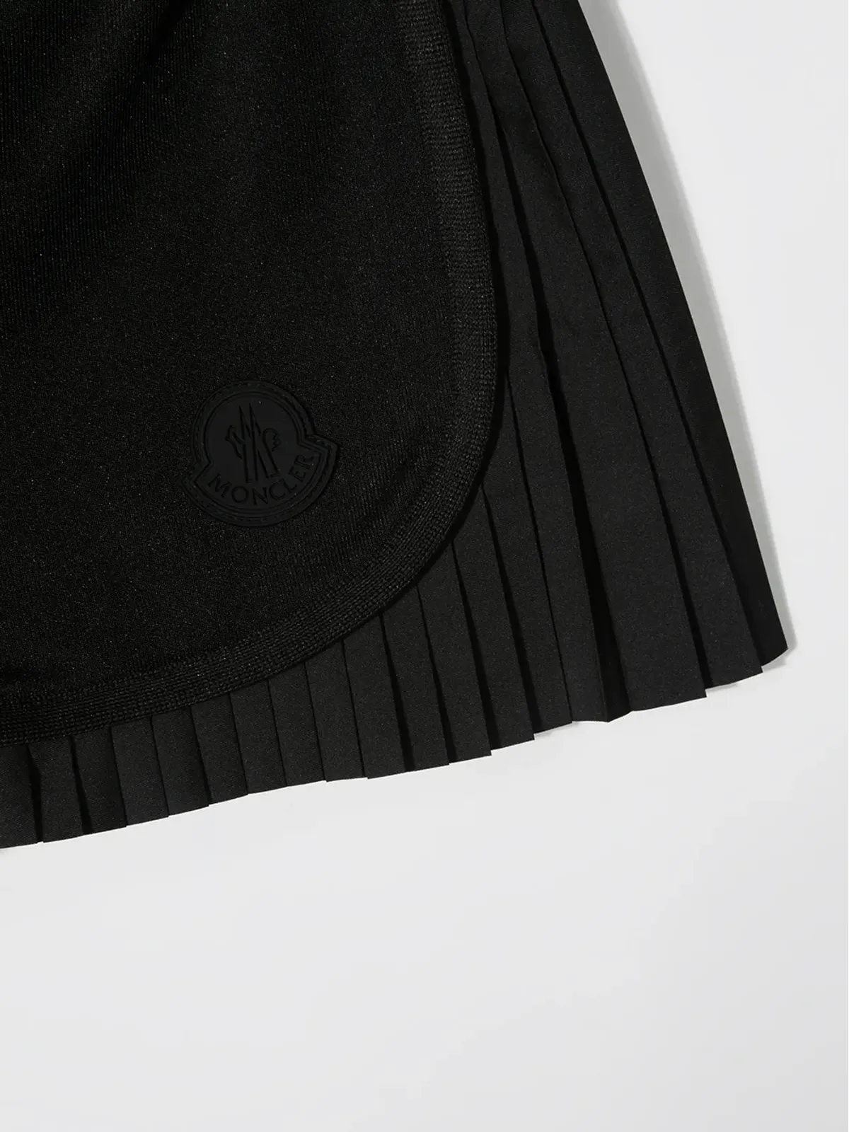 Moncler Enfant パネルドプリーツショーツ - ブラック - 画像3