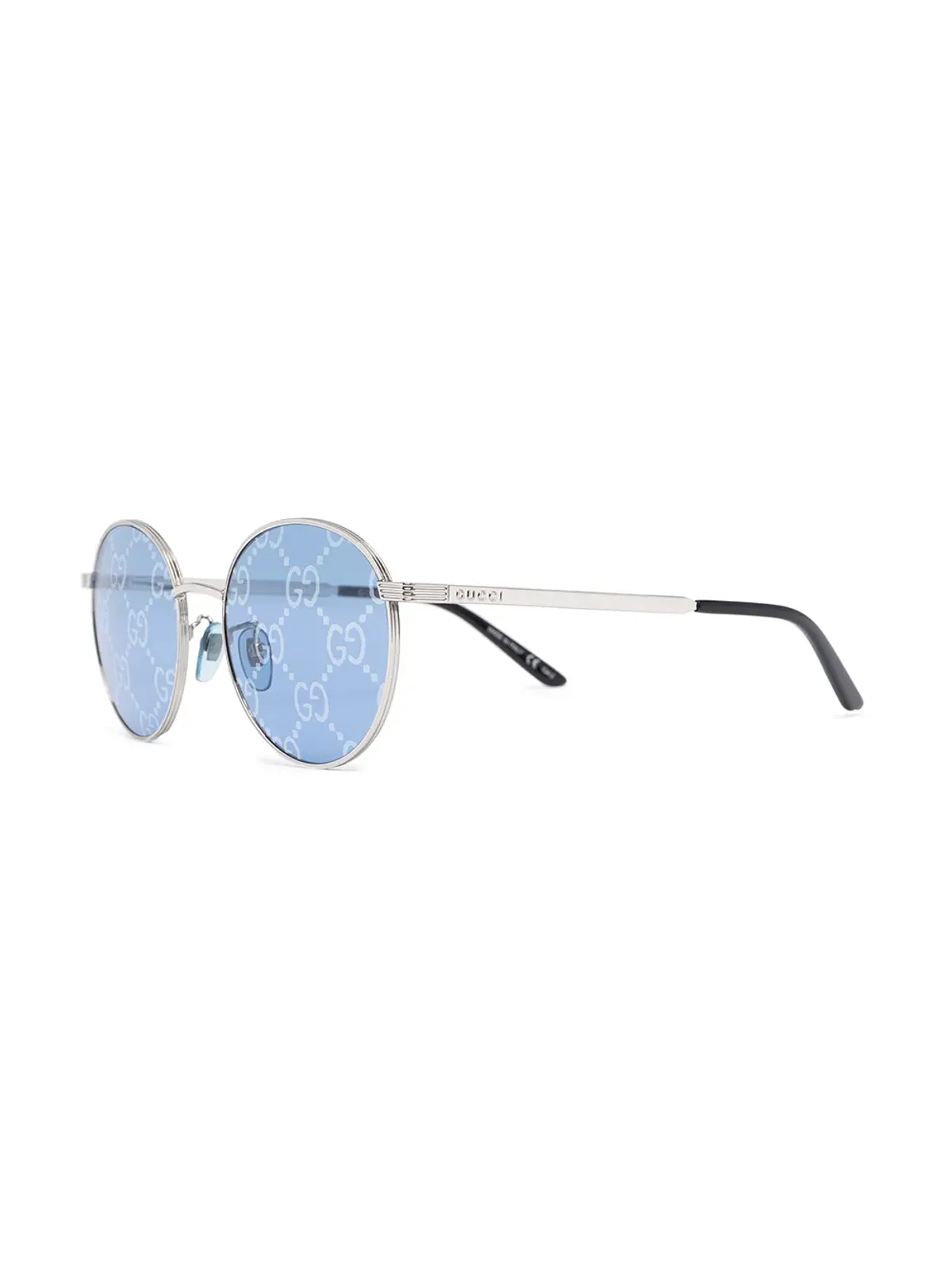 Gucci Eyewear GGレンズ丸型フレーム サングラス - 画像2