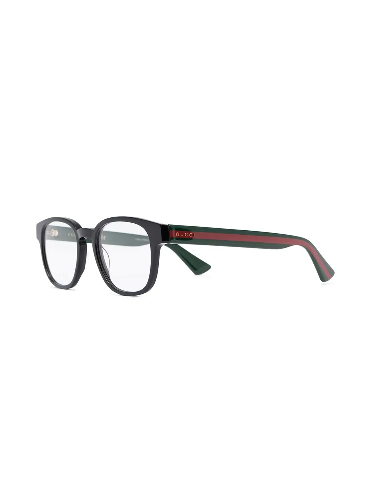 Gucci Eyewear スクエアフレーム ロゴディテール メガネ - 画像2