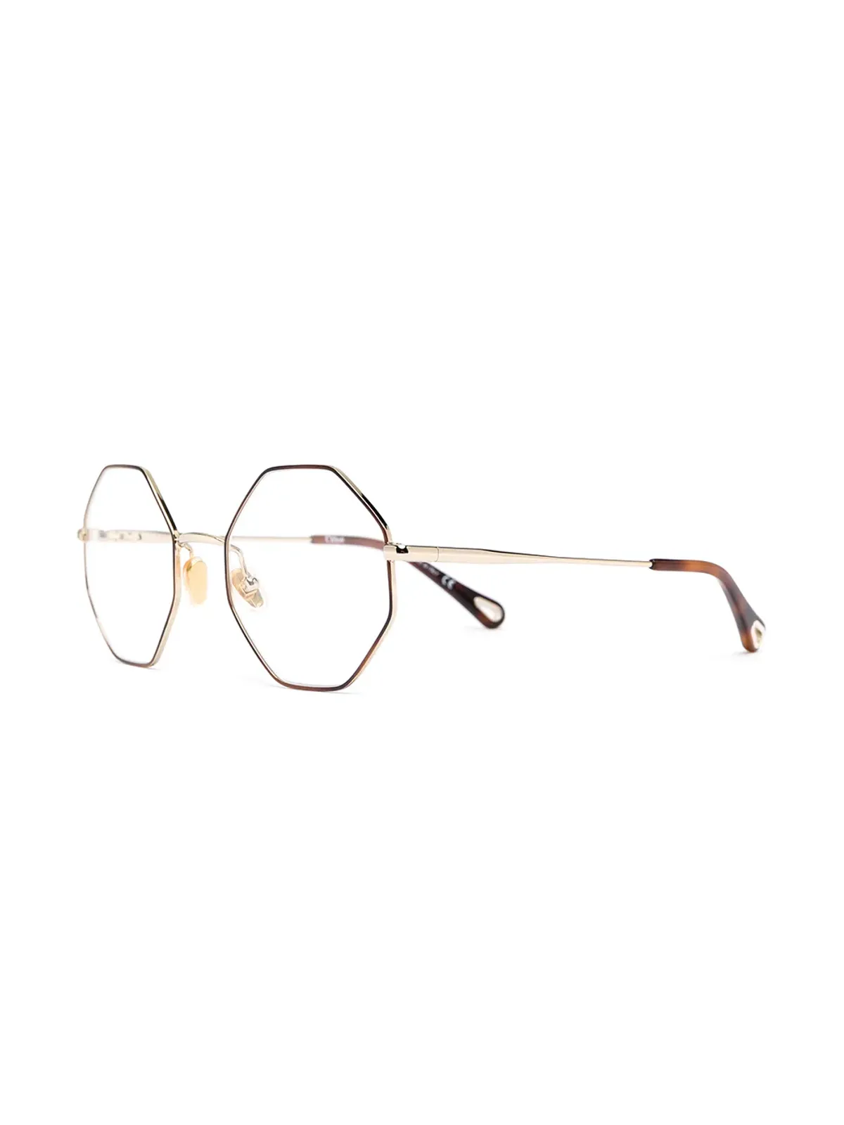 Chloé Eyewear オクタゴンフレーム眼鏡 - 画像2