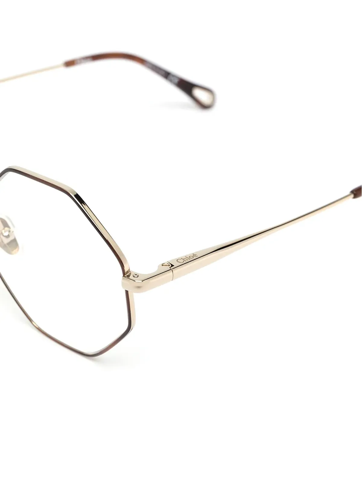 Chloé Eyewear オクタゴンフレーム眼鏡 - 画像3