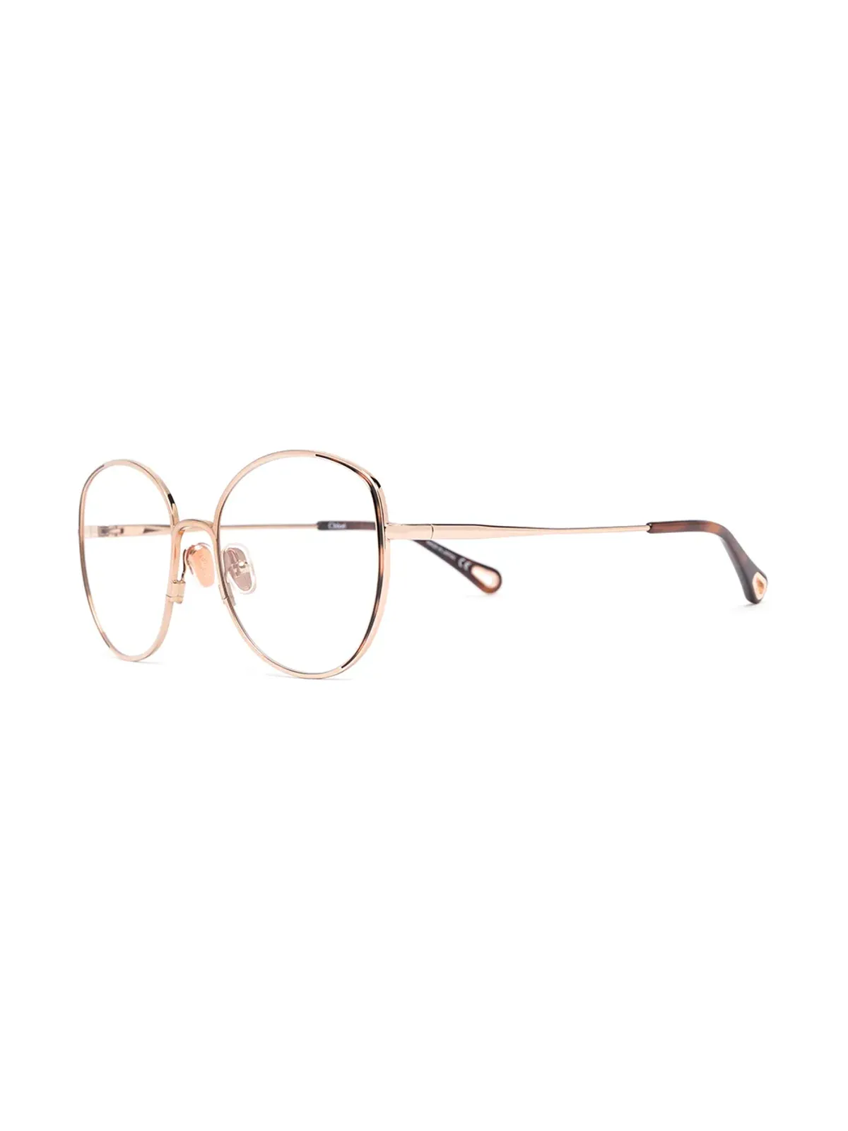 Chloé Eyewear 丸型メガネフレーム - 画像2