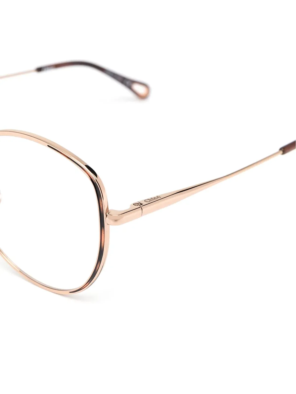 Chloé Eyewear 丸型メガネフレーム - 画像3