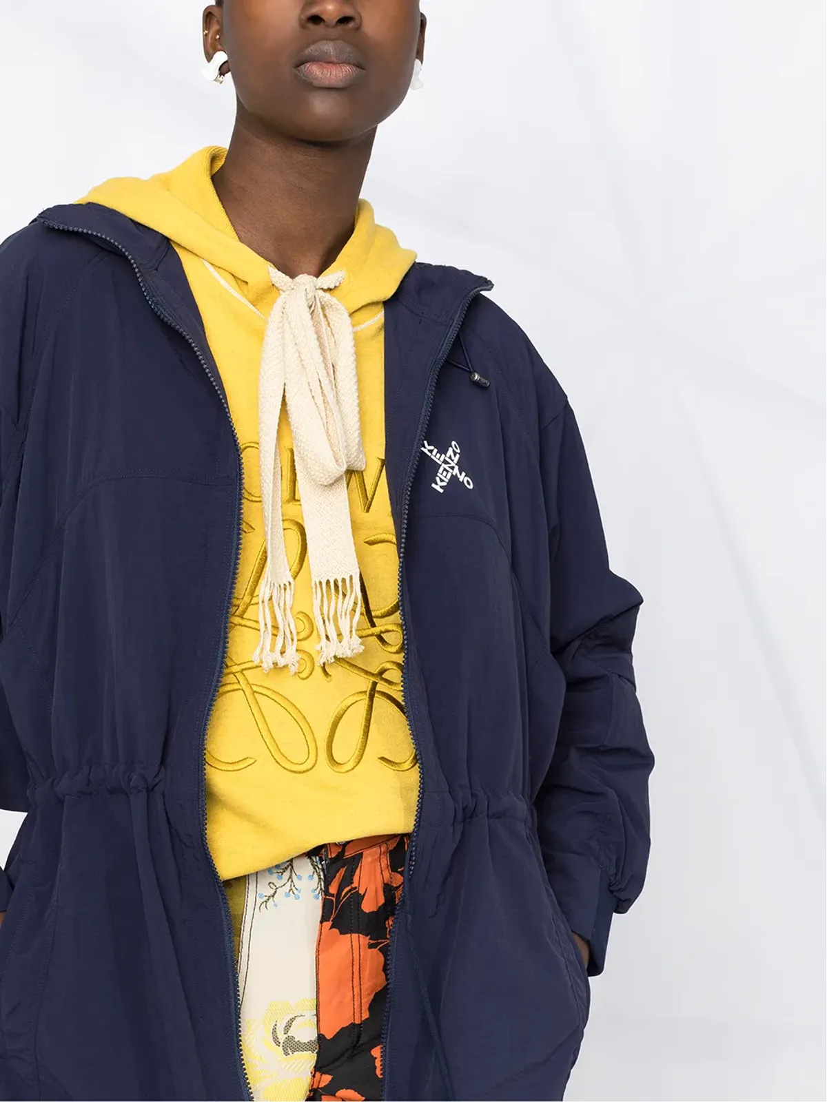 Kenzo フード付きパーカ ブルー - 画像5