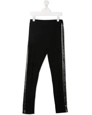 Balmain Kids ロゴテープ トラックパンツ - サムネイル1