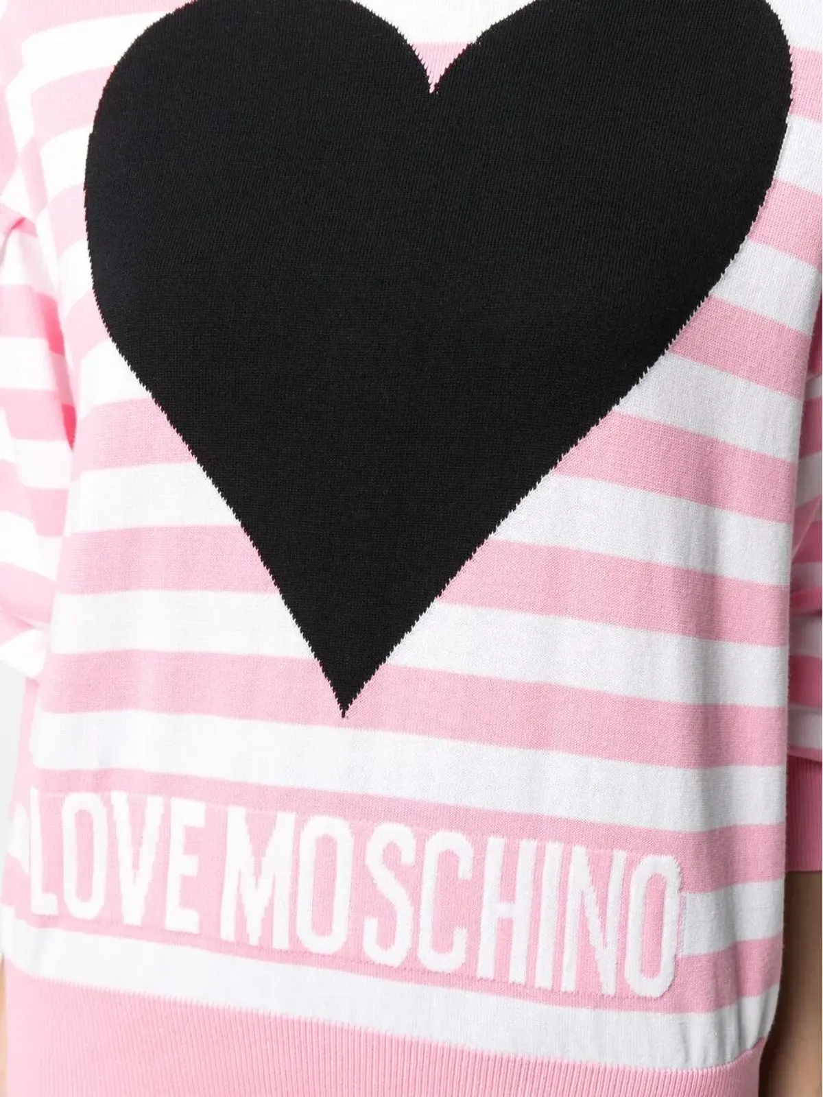 Love Moschino ストライプ柄 ロゴプリント スウェットシャツ - 画像5
