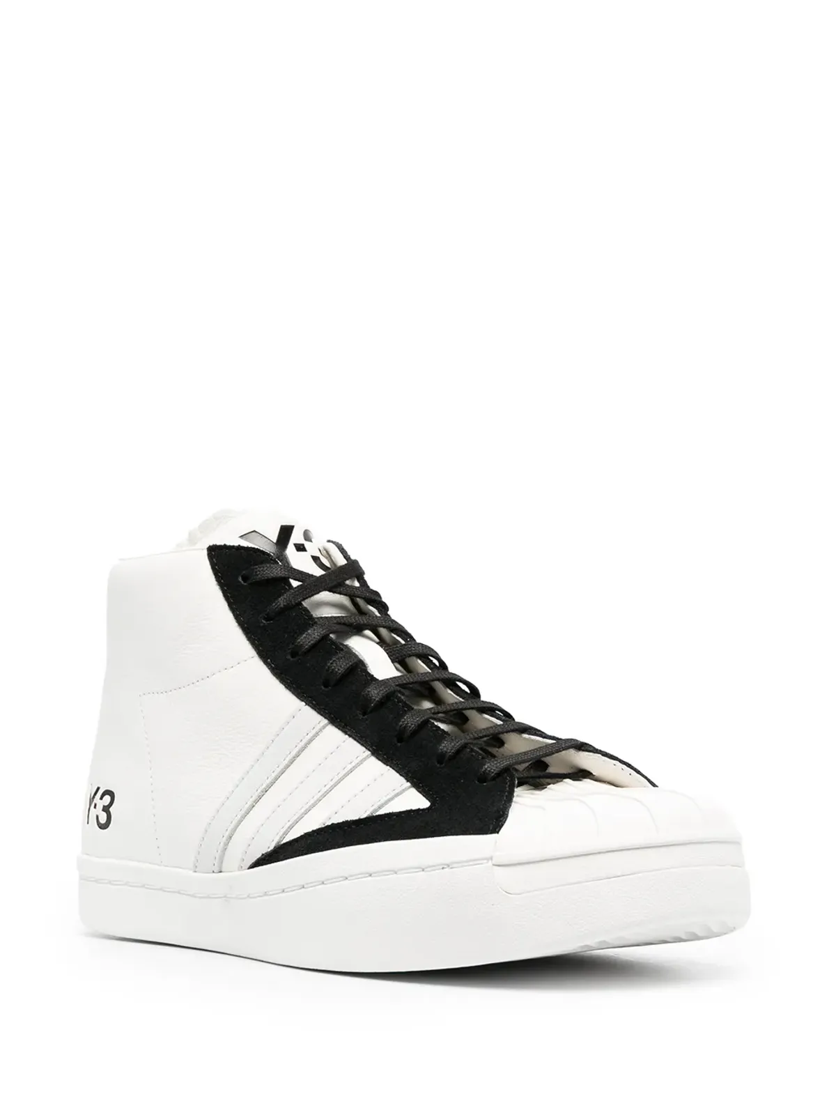 Y-3 Yohji Pro ハイトップスニーカー - ホワイト - 画像2