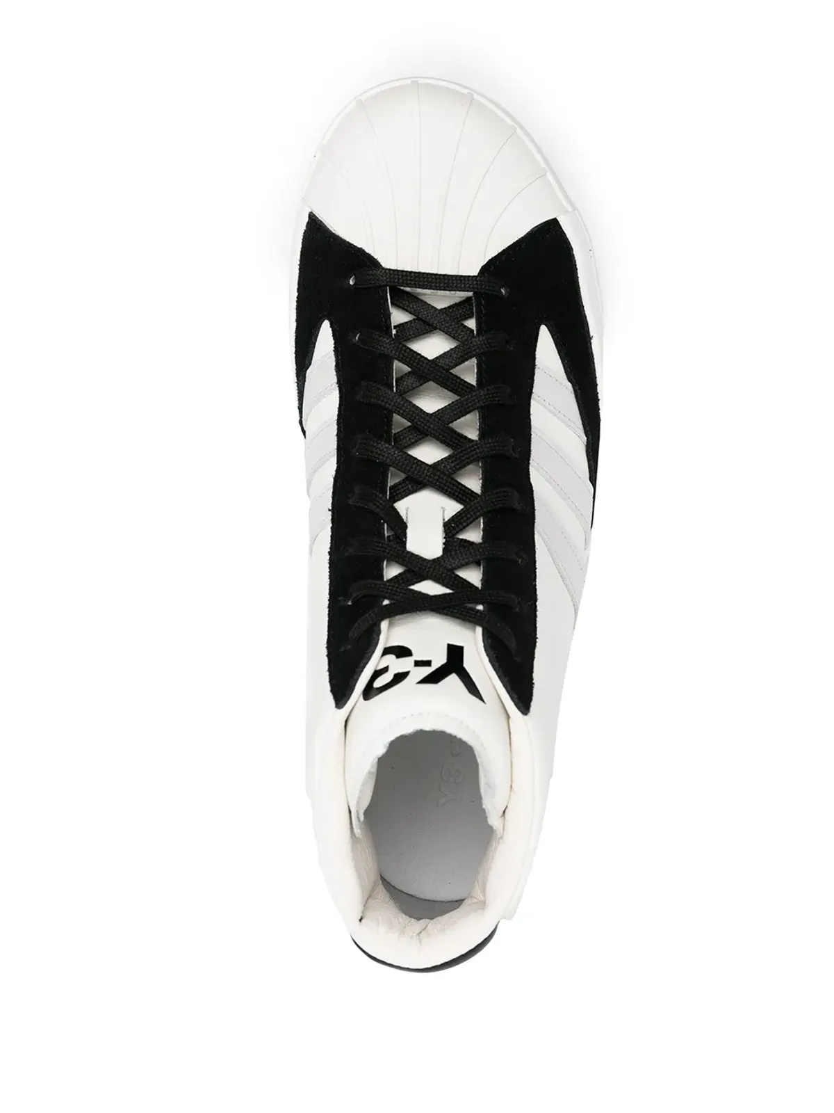 Y-3 Yohji Pro ハイトップスニーカー - ホワイト - 画像4