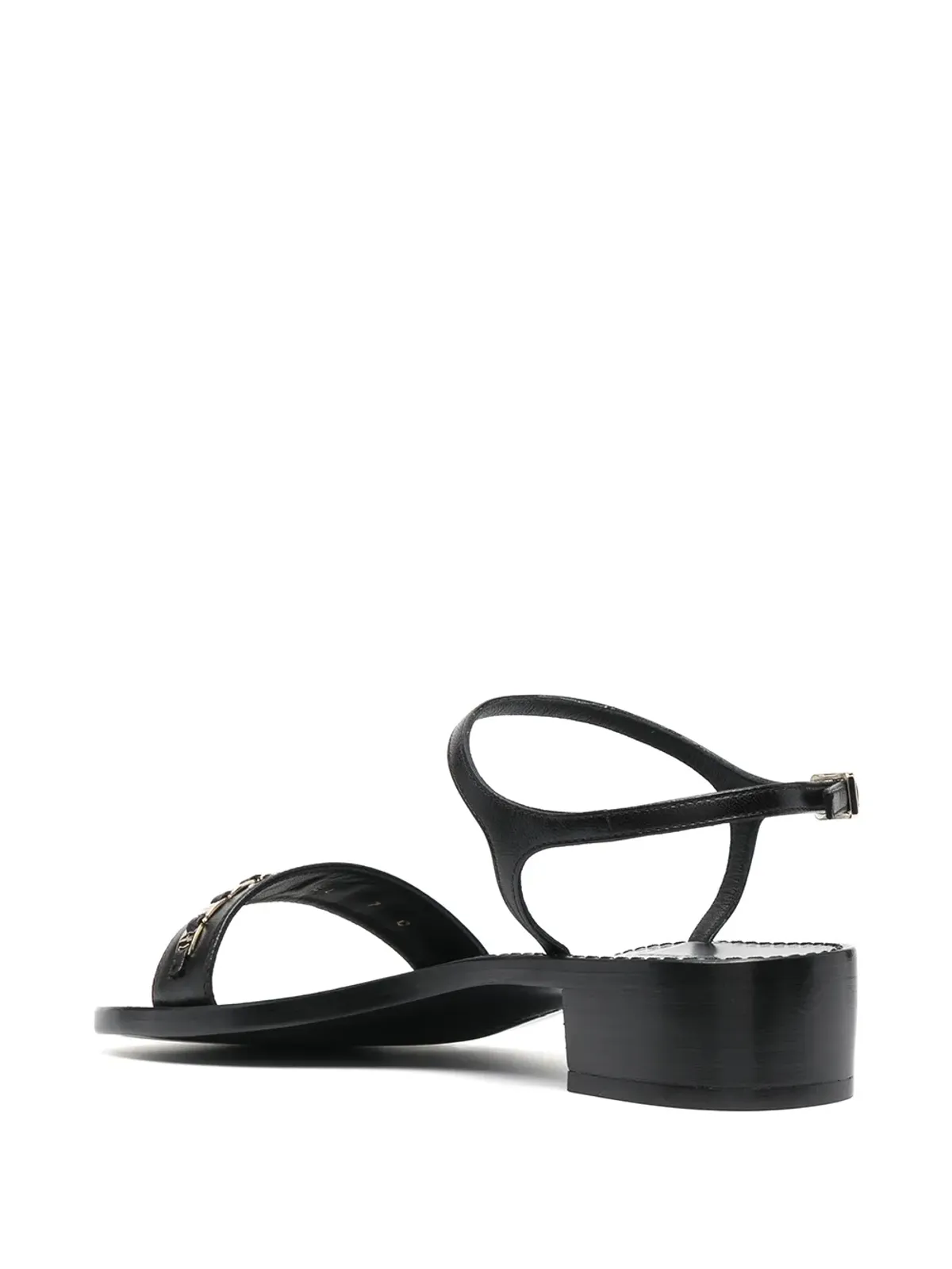Ferragamo tiny Vara bow appliqué trim sandals - Black - 画像3