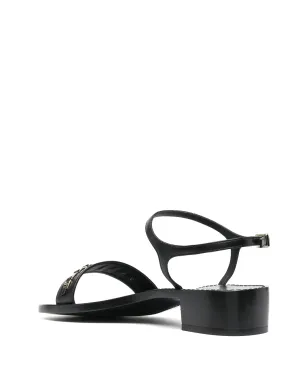 Ferragamo tiny Vara bow appliqué trim sandals - Black - サムネイル3