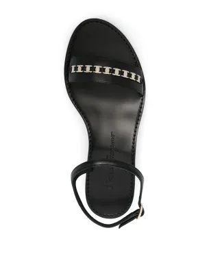 Ferragamo tiny Vara bow appliqué trim sandals - Black - サムネイル4