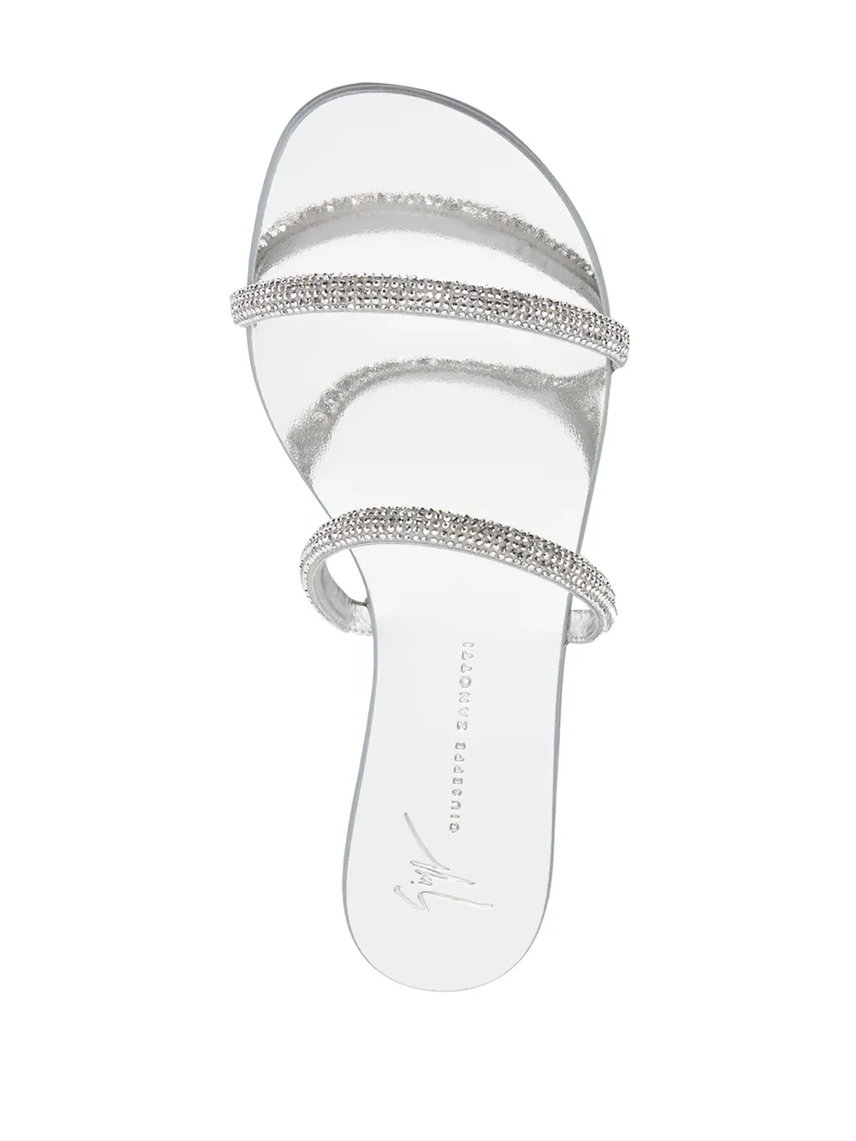Giuseppe Zanotti クリスタル装飾サンダル - 画像4
