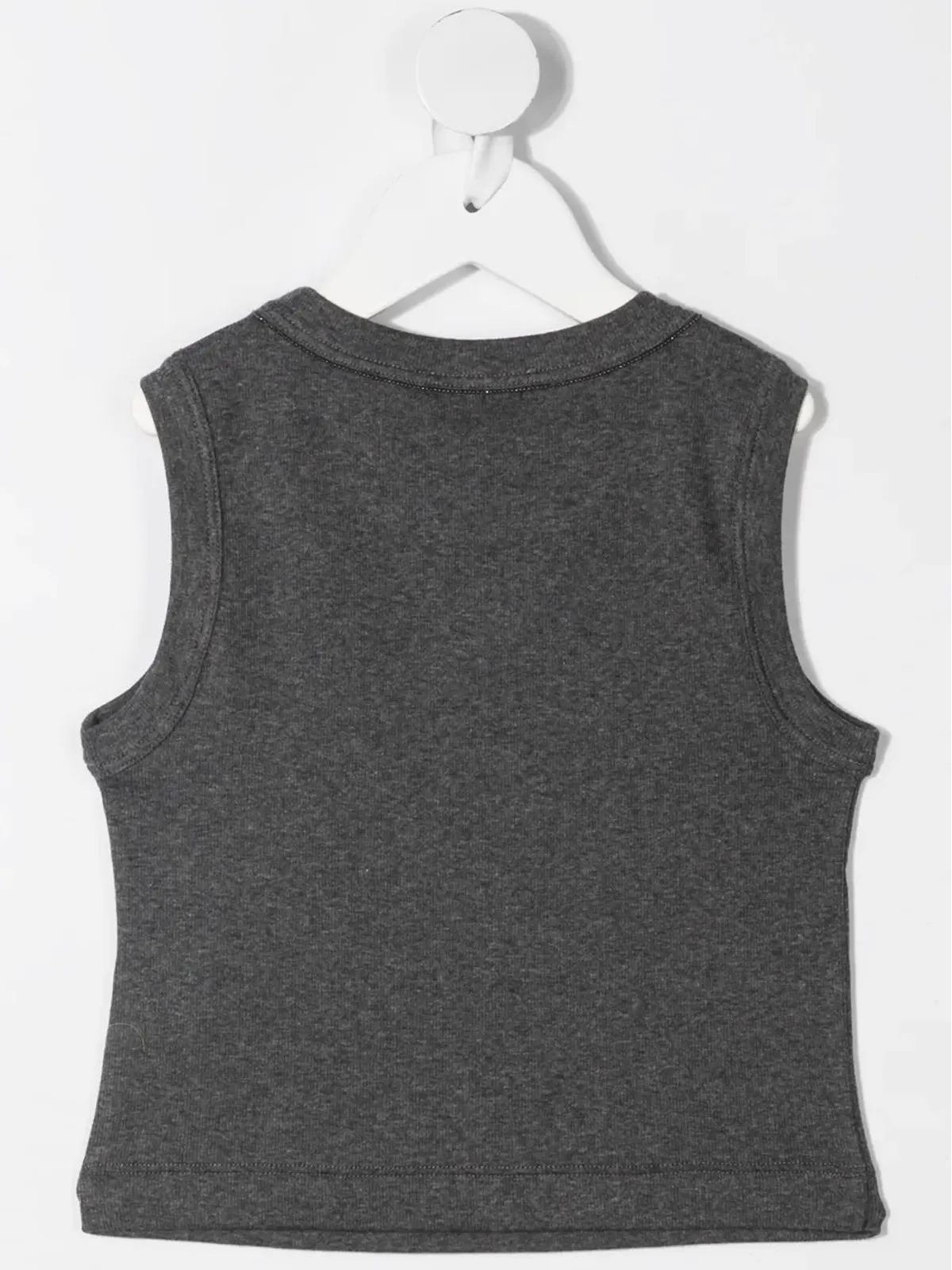 Brunello Cucinelli Kids クルーネック タンクトップ - 画像2