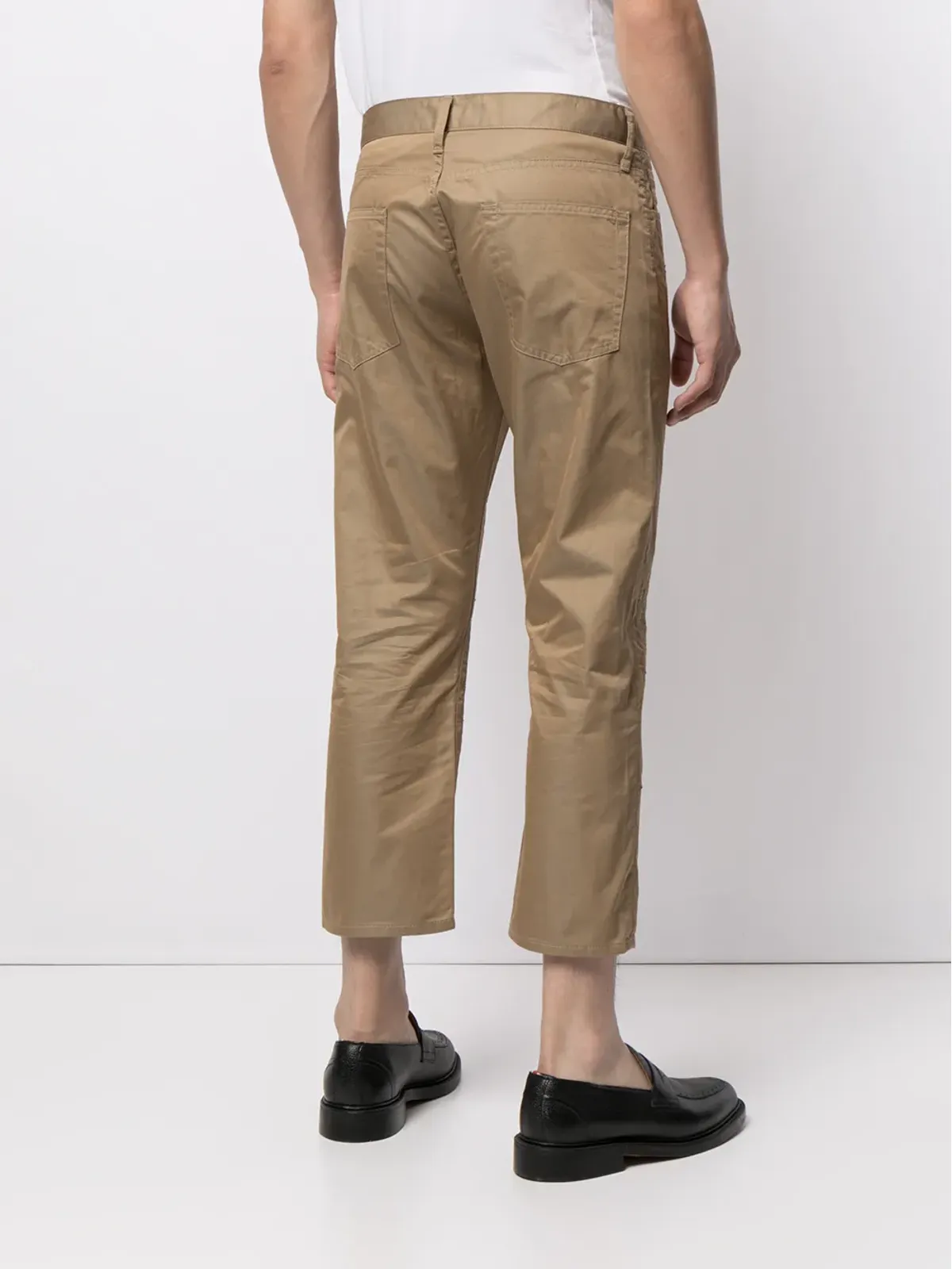 Junya Watanabe MAN 刺繍入りクロップドチノパンツ - 画像4
