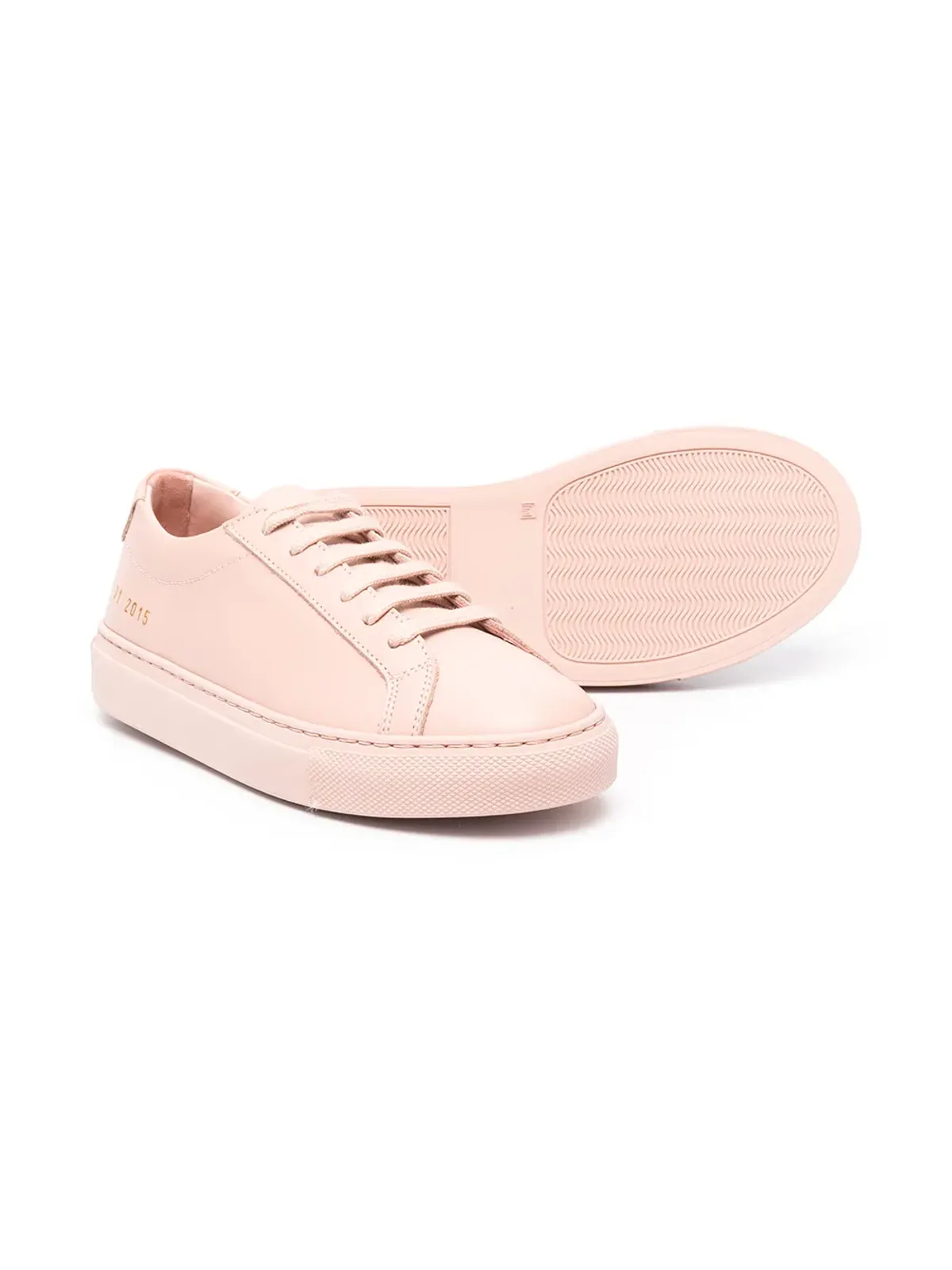 Common Projects TEEN アキレス ロー・トップ レザー スニーカー - ピンク - 画像2