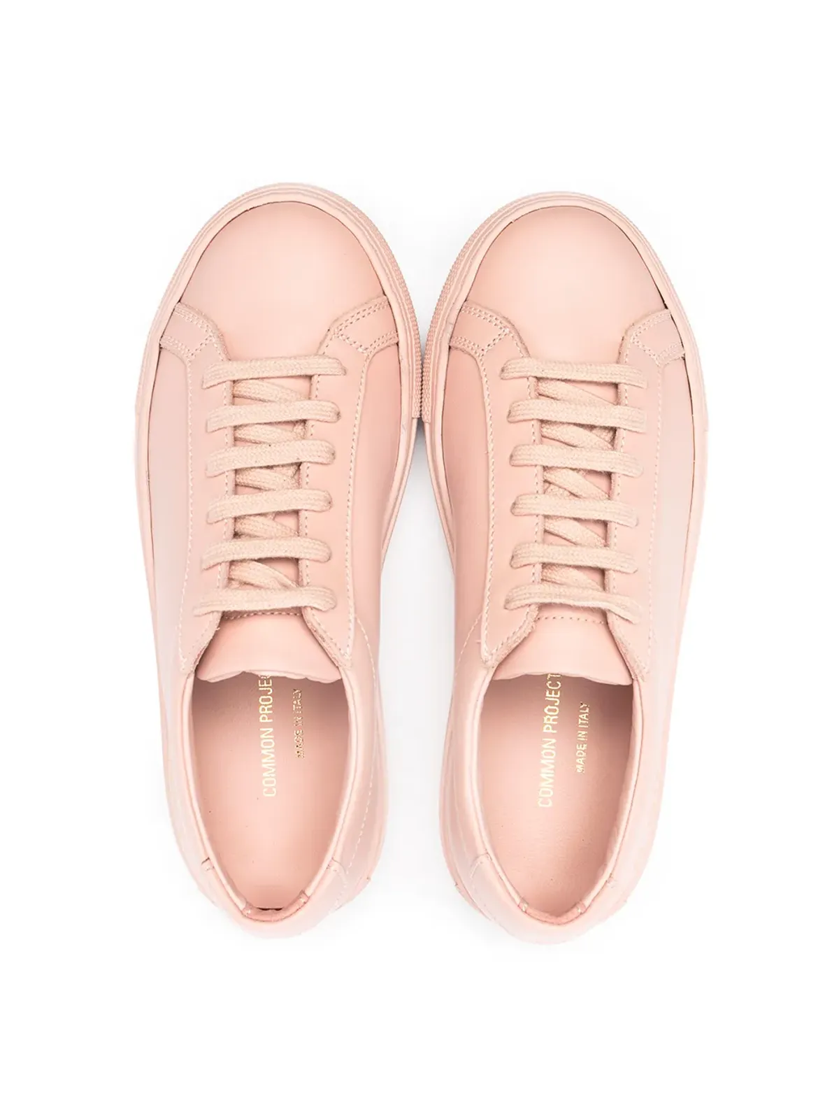 Common Projects TEEN アキレス ロー・トップ レザー スニーカー - ピンク - 画像3