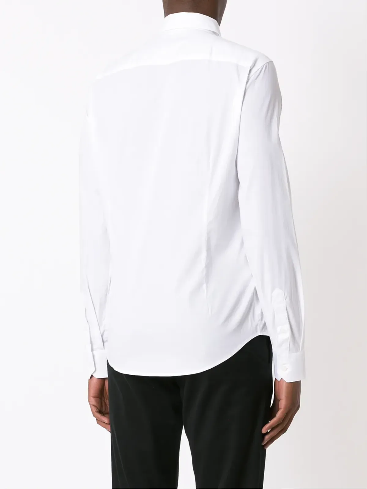 Armani Exchange 長袖コットンシャツ - White - 画像4