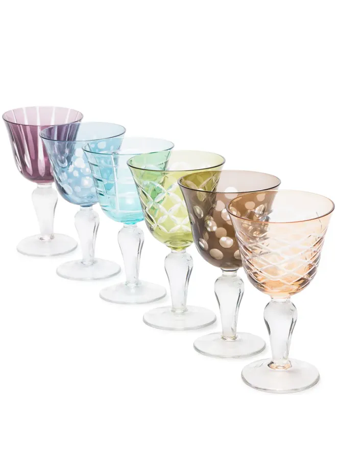 POLSPOTTEN POLSPOTTEN Cuttings ワイングラス（6点セット）- ピンクの商品画像