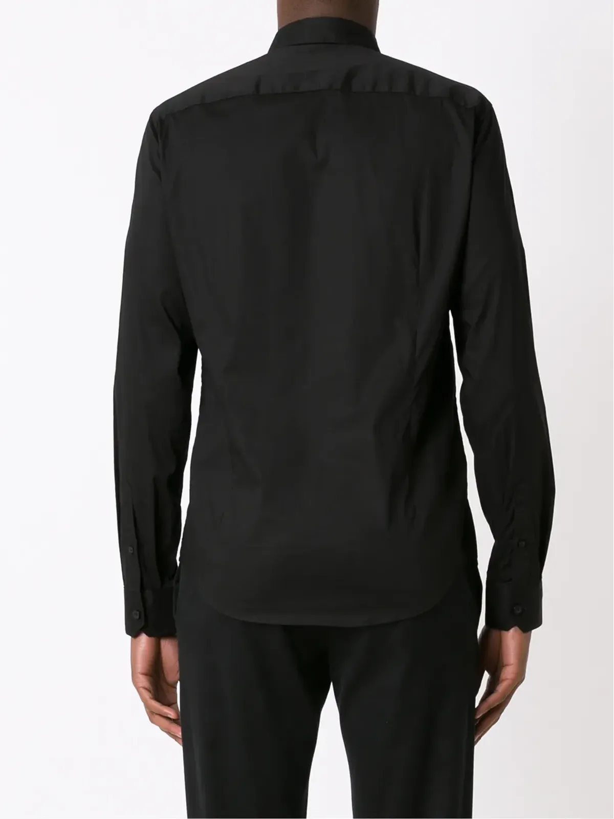 Armani Exchange ボタンフロントシャツ - ブラック - 画像4